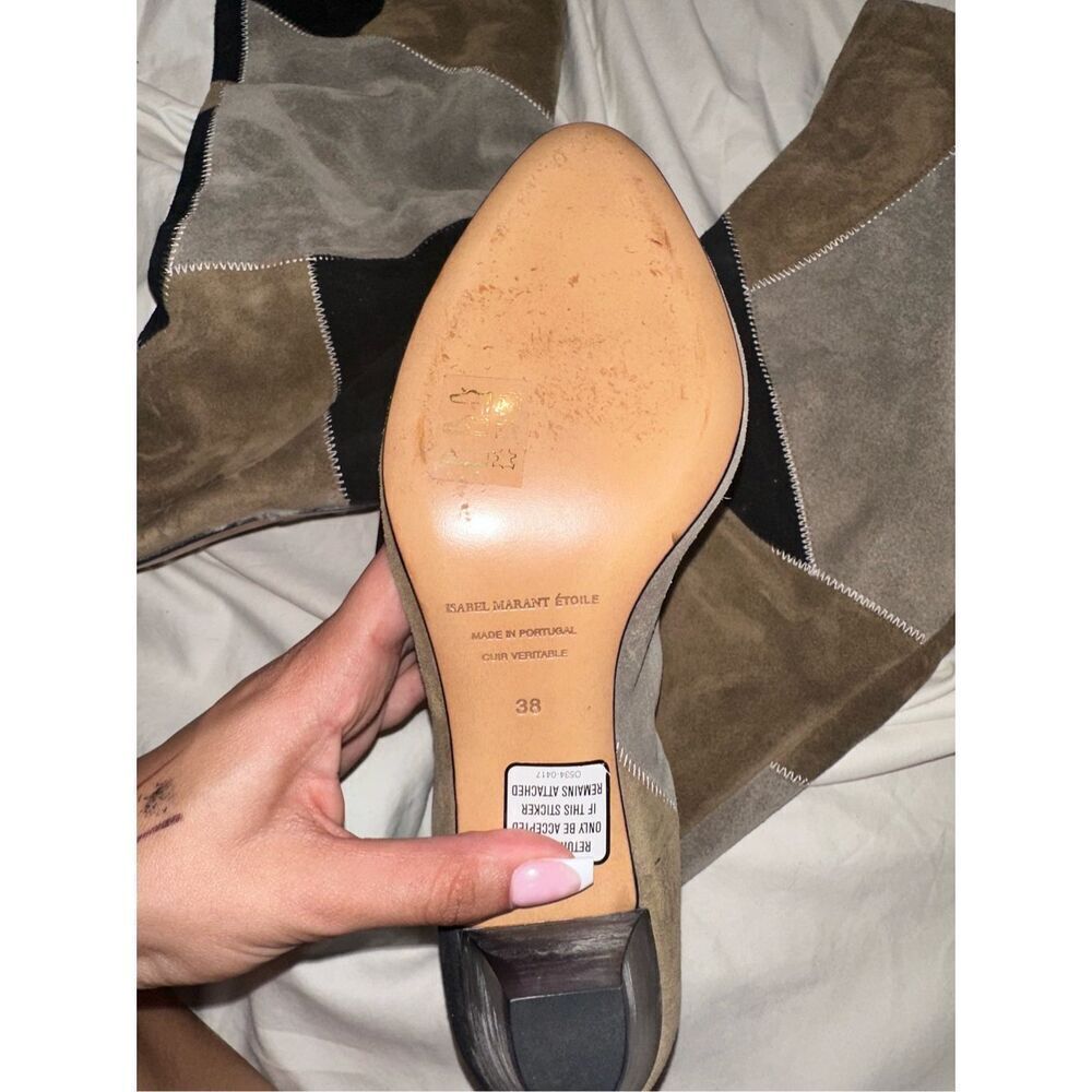 Isabel Marant Etoile size 38 women’s suede boot heels - Picture 3 of 6